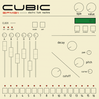 Cubic - EFM01 (Black) Vinyl