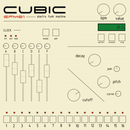Cubic - EFM01 (Black) Vinyl
